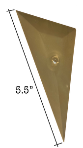 Gold Triangular Hard Squeegee