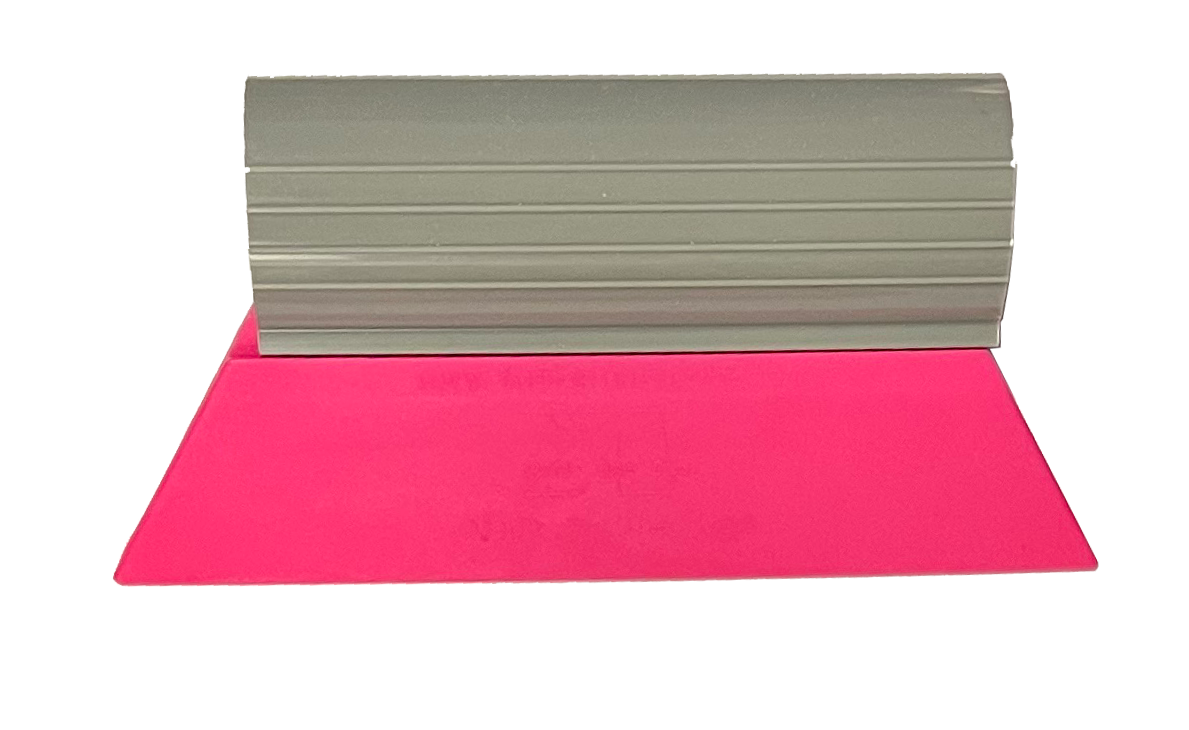 Pink Turbo Squeegee with Tubular Grip
