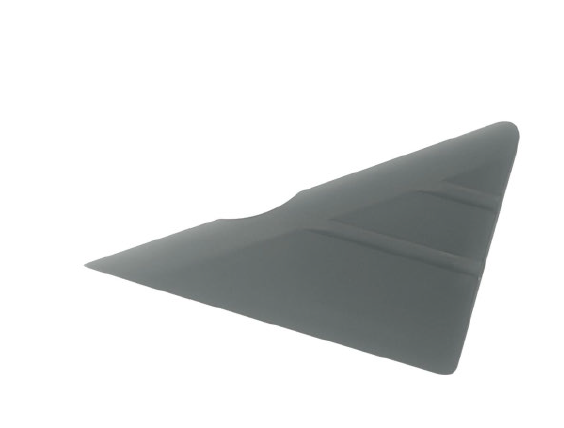 Gray Triangular Hard Squeegee – Strictly Wrap Tools