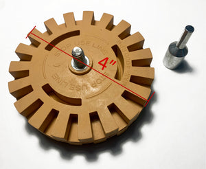 Vinyl / Adhesive remover wheel